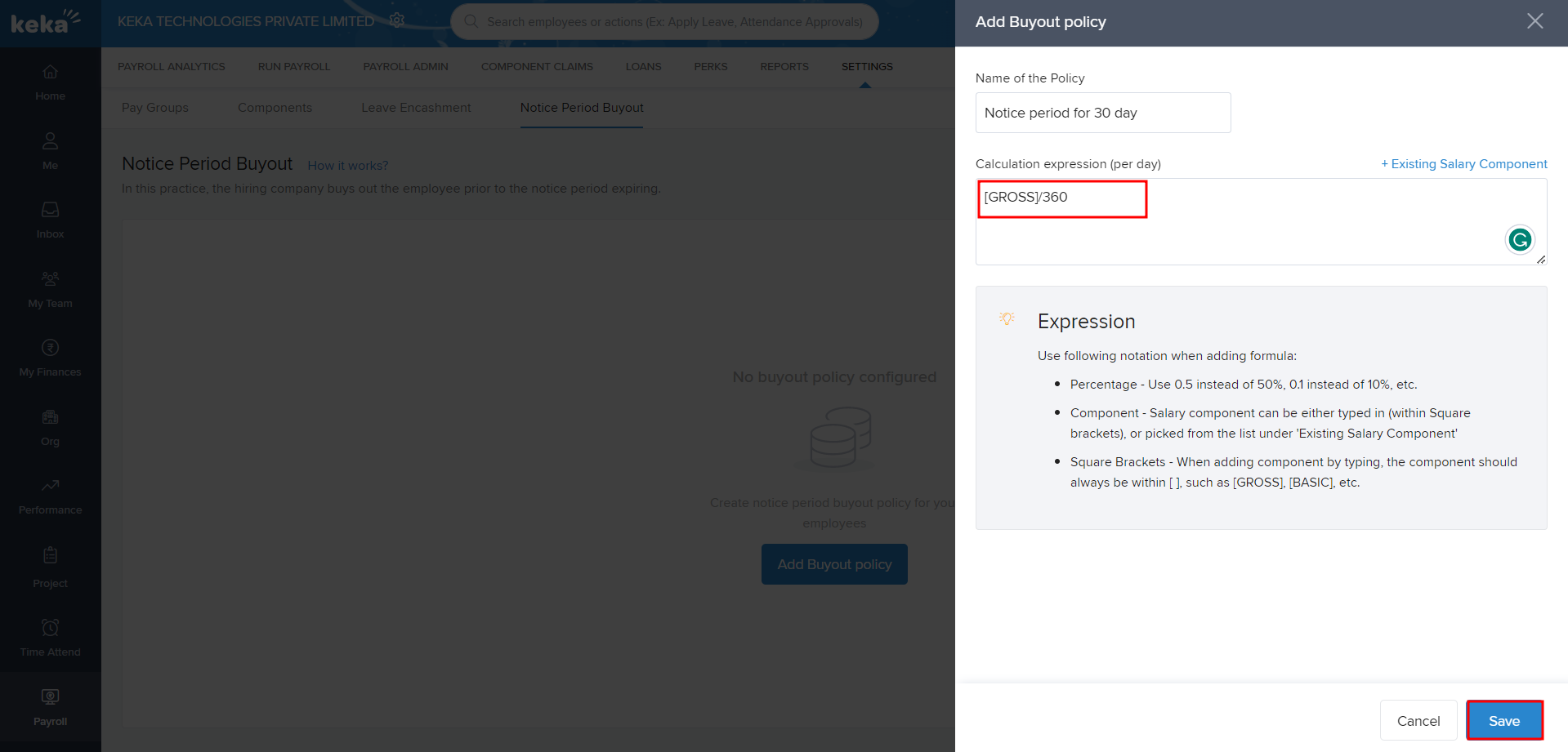 can i buyout my notice period in accenture